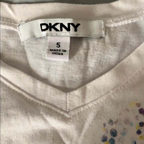 Girls DKNY denim skirt set, size 4/5 - Picture 3 of 6
